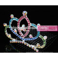 Ornement en cristal coloré royal royal prince couronne